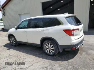 2019 Honda Pilot EX-L z VIN 5FNYF6H59KB044782, wystawiony jako Copart lot #56832875 z przebiegiem 119 168 mil mil oraz Szkoda całkowita • Salvage title. Historia ofert i sprzedaży dostępna na DreamBid. Obrazek 2.