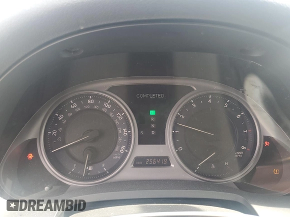 2010 Lexus IS 250 with VIN JTHCF5C21A5041066, listed as a Copart auction lot 57221695 with 256,419 mi miles and Salvage title. Bid and sale history available at DreamBid. Image 9.