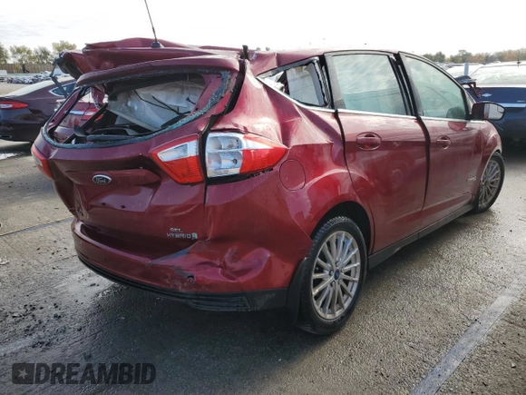 2014 Ford C-Max SEL with VIN 1FADP5BUXEL504612, listed as a Copart auction lot 77826444 with Not Provided miles and Non Repairable. Bid and sale history available at DreamBid. Image 3.