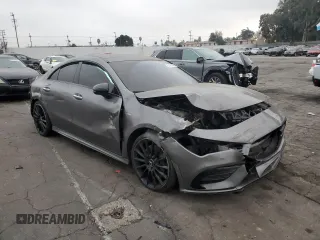 2021 Mercedes-Benz CLA with VIN W1K5J5BB3MN191099, listed as a Copart auction lot 86485784 with 41,387 mi miles and Salvage Title. Bid and sale history available at carsss.com. Image 4.