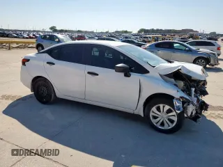 2023 Nissan Versa S z VIN 3N1CN8DV3PL837389, wystawiony jako Copart lot #52344195 z przebiegiem 26 249 mil mil oraz Szkoda całkowita • Salvage title. Historia ofert i sprzedaży dostępna na DreamBid. Obrazek 4.