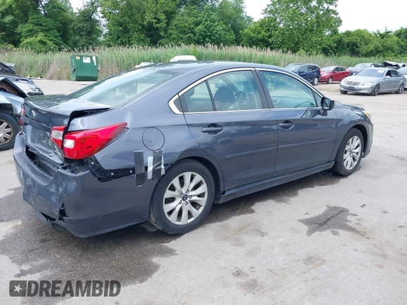 2015 Subaru Legacy Premium with VIN 4S3BNAE68F3059625, listed as a IAAI auction lot 42437287 with 125,400 mi miles and . Bid and sale history available at DreamBid. Image 4.