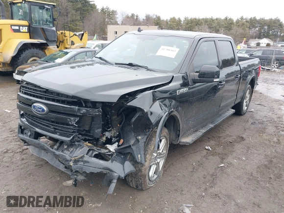 2018 Ford F-150 XL with VIN 1FTFW1E55JFE25165, listed as a IAAI auction lot 41708303 with 186,664 mi miles and . Bid and sale history available at DreamBid. Image 2.