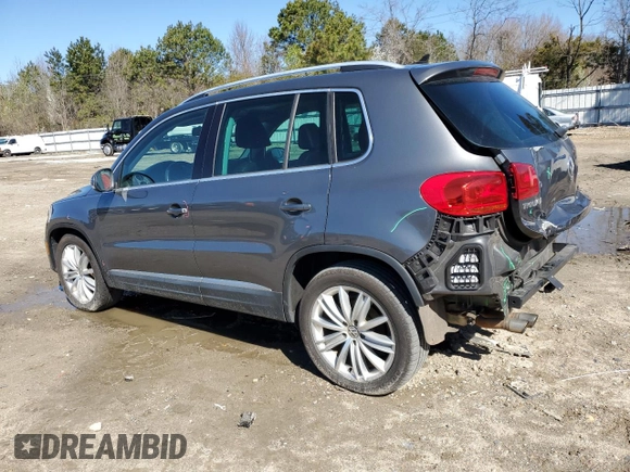 2013 Volkswagen Tiguan S with VIN WVGAV3AX6DW624726, listed as a Copart auction lot 47862365 with 144,498 mi miles and Salvage title. Bid and sale history available at DreamBid. Image 2.