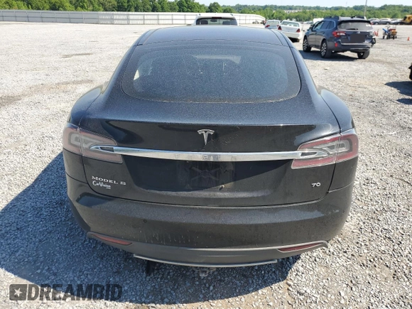 2016 Tesla Model S 70 with VIN 5YJSA1E17GF123934, listed as a Copart auction lot 55202865 with 132,027 mi miles and Salvage title. Bid and sale history available at DreamBid. Image 6.