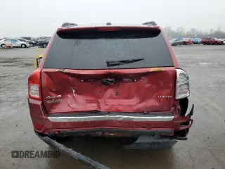 2011 Jeep Compass Limited with VIN 1J4NF5FB7BD164166, listed as a Copart auction lot 42516155 with 129,584 mi miles and Salvage Title. Bid and sale history available at carsss.com. Image 6.