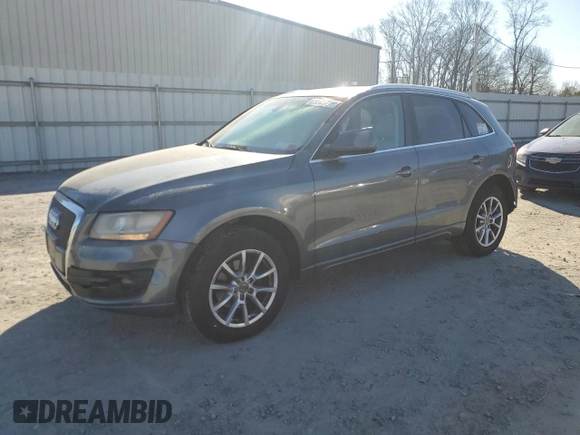 2012 Audi Q5 Premium with VIN WA1CFAFP5CA082466, listed as a Copart auction lot 86595754 with 50,622 mi miles and Salvage title. Bid and sale history available at DreamBid. Image 1.