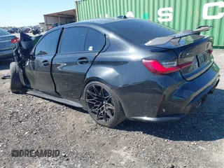 2024 BMW M3 Competition xDrive z VIN WBS43AY04RFT17592, wystawiony jako IAAI lot #41868040 z przebiegiem Nie podano mil oraz . Historia ofert i sprzedaży dostępna na DreamBid. Obrazek 3.