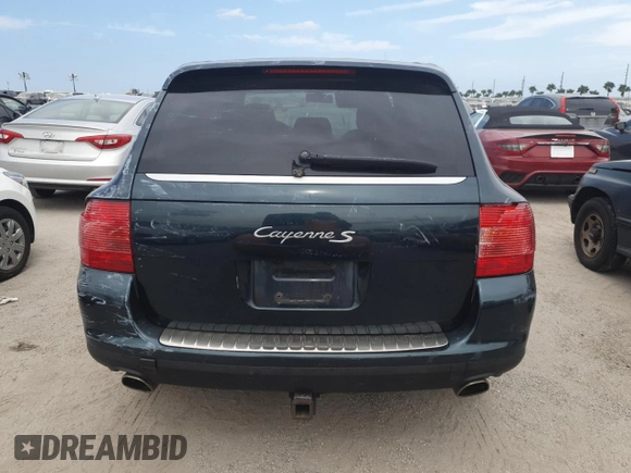 2004 Porsche Cayenne S with VIN WP1AB29P64LA65724, listed as a Copart auction lot 76743364 with 99,830 mi miles and Salvage Title. Bid and sale history available at carsss.com. Image 6.