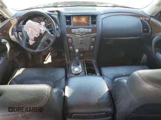 2018 Nissan Armada SV with VIN JN8AY2ND8J9058217, listed as a Copart auction lot 86916214 with 99,324 mi miles and Salvage Title. Bid and sale history available at carsss.com. Image 8.