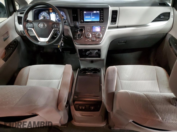 2018 Toyota Sienna LE with VIN 5TDJZ3DC7JS205622, listed as a Copart auction lot 37361044 with 50,162 mi miles and Salvage title. Bid and sale history available at DreamBid. Image 8.