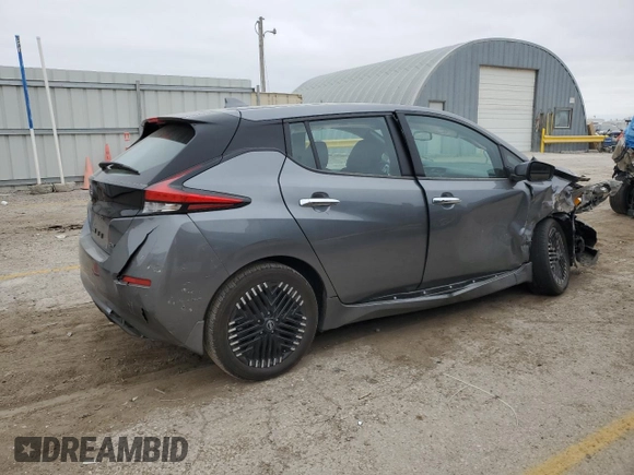 2024 Nissan LEAF SV Plus z VIN 1N4CZ1CV4RC551131, wystawiony jako Copart lot #87374394 z przebiegiem Nie podano mil oraz Szkoda całkowita • Salvage title. Historia ofert i sprzedaży dostępna na DreamBid. Obrazek 3.