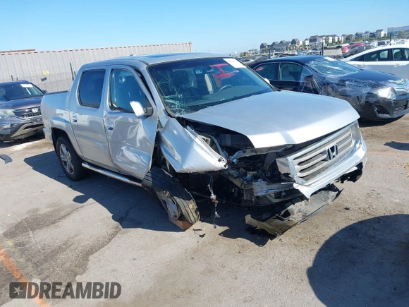 2012 Honda Ridgeline RTL with VIN 5FPYK1F56CB457687, listed as a IAAI auction lot 42582331 with 96,357 mi miles and . Bid and sale history available at DreamBid. Image 1.