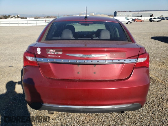2013 Chrysler 200 LX with VIN 1C3CCBAG8DN724396, listed as a Copart auction lot 88875975 with 101,467 mi miles and Salvage Title. Bid and sale history available at carsss.com. Image 6.