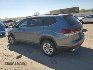 2021 Volkswagen Atlas S z VIN 1V2AP2CA4MC501931, wystawiony jako Copart lot #53485375 z przebiegiem Nie podano mil oraz Szkoda całkowita • Salvage title. Historia ofert i sprzedaży dostępna na DreamBid. Obrazek 2.