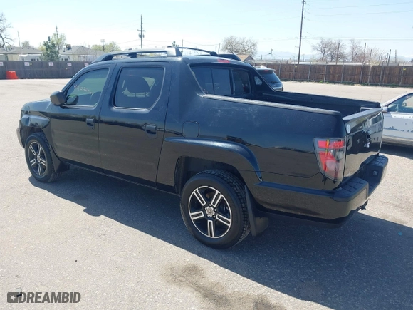 2013 Honda Ridgeline Sport with VIN 5FPYK1F75DB014076, listed as a IAAI auction lot 42022901 with 178,846 mi miles. Bid and sale history available at carsss.com. Image 3.