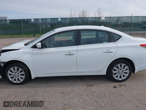 2015 Nissan Sentra S with VIN 3N1AB7AP2FY320344, listed as a IAAI auction lot 41959087 with 113,050 mi miles. Bid and sale history available at carsss.com. Image 14.