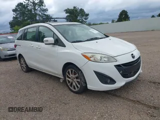 2014 Mazda 5 Touring with VIN JM1CW2CLXE0171407, listed as a IAAI auction lot 41902688 with 106,957 mi miles. Bid and sale history available at carsss.com. Image 1.