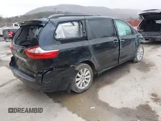 2017 Toyota Sienna XLE with VIN 5TDDZ3DC9HS147035, listed as a IAAI auction lot 41737602 with 82,008 mi miles and . Bid and sale history available at DreamBid. Image 4.