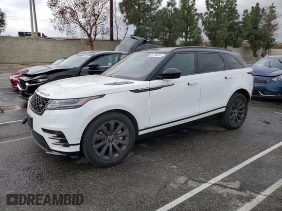 2019 Land Rover Range Rover Velar R-Dynamic SE with VIN SALYL2FV6KA207863, listed as a Copart auction lot 43774575 with 72,184 mi miles and Salvage title. Bid and sale history available at DreamBid. Image 1.