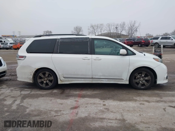 2011 Toyota Sienna SE with VIN 5TDXK3DC0BS122811, listed as a IAAI auction lot 41491159 with 337,201 mi miles and . Bid and sale history available at DreamBid. Image 13.