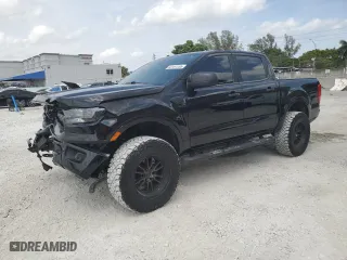 2023 Ford Ranger XL with VIN 1FTER4FHXPLE12564, listed as a Copart auction lot 50187235 with 11,764 mi miles and Salvage Title. Bid and sale history available at carsss.com. Image 1.
