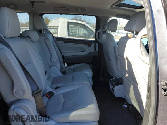 2019 Honda Odyssey EX-L with VIN 5FNRL6H74KB073086, listed as a Copart auction lot 46081795 with 61,323 mi miles and Salvage Title. Bid and sale history available at carsss.com. Image 11.