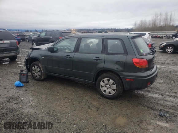 2003 Mitsubishi Outlander LS with VIN JA4LX31G13U113680, listed as a Copart auction lot 43475025 with 138,364 mi miles and Salvage Title. Bid and sale history available at carsss.com. Image 2.