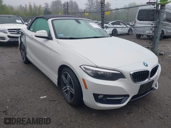 2017 BMW 2 Series with VIN WBA2M9C3XH7A47692, listed as a IAAI auction lot 42172525 with 69,504 mi miles and . Bid and sale history available at DreamBid. Image 1.