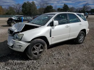 2002 Lexus RX 300 with VIN JTJGF10U920136570, listed as a Copart auction lot 81539884 with 155,785 mi miles and Salvage Title. Bid and sale history available at carsss.com. Image 1.