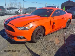 2015 Ford Mustang EcoBoost with VIN 1FA6P8TH7F5354783, listed as a IAAI auction lot 41661953 with 120,000 mi miles and . Bid and sale history available at carsss.com. Image 2.