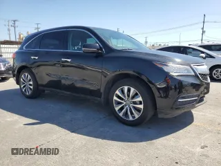 2014 Acura MDX Technology with VIN 5FRYD3H4XEB010641, listed as a Copart auction lot 59573205 with 135,968 mi miles and Salvage title. Bid and sale history available at DreamBid. Image 4.