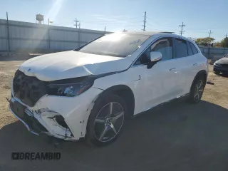 2024 Mercedes-Benz EQE 350 z VIN 4JGGM1CB7RA044991, wystawiony jako Copart lot #77371384 z przebiegiem Nie podano mil oraz Szkoda całkowita • Salvage title. Historia ofert i sprzedaży dostępna na DreamBid. Obrazek 1.