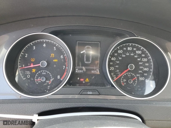 2017 Volkswagen Golf Alltrack S with VIN 3VWH17AU3HM530687, listed as a Copart auction lot 59361094 with 63,391 mi miles and Salvage Title. Bid and sale history available at carsss.com. Image 9.