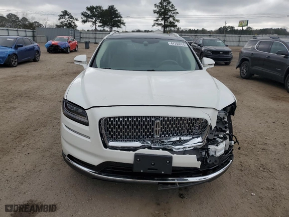 2022 Lincoln Nautilus Reserve with VIN 2LMPJ6K97NBL01171, listed as a Copart auction lot 44793955 with 10,050 mi miles and Salvage Title. Bid and sale history available at carsss.com. Image 5.