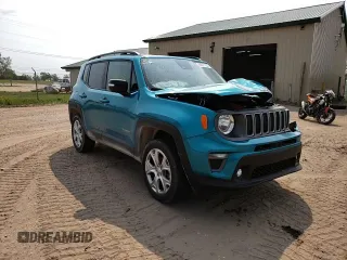2022 Jeep Renegade Limited z VIN ZACNJDD1XNPN63391, wystawiony jako Copart lot #59011135 z przebiegiem 21 024 mil mil oraz Szkoda całkowita • Salvage title. Historia ofert i sprzedaży dostępna na DreamBid. Obrazek 14.