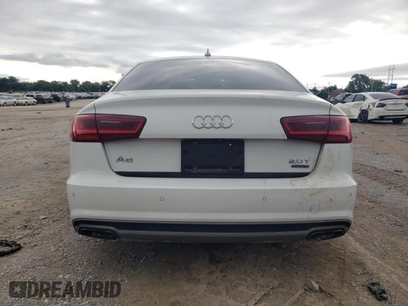 2016 Audi A6 Premium Plus with VIN WAUGFAFC1GN019459, listed as a Copart auction lot 58952325 with 127,025 mi miles and Clean title. Bid and sale history available at DreamBid. Image 6.