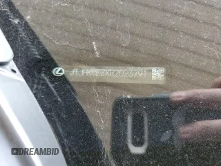2024 Lexus NX 350h Luxury with VIN JTJHKCEZXR2023791, listed as a Copart auction lot 52683405 with Not provided miles and Salvage title. Bid and sale history available at DreamBid. Image 13.