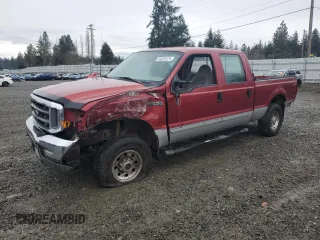 2001 Ford Super Duty F-250 XL with VIN 1FTNW21S41EB76120, listed as a Copart auction lot 84878124 with 227,360 mi miles and Salvage Title. Bid and sale history available at carsss.com. Image 1.