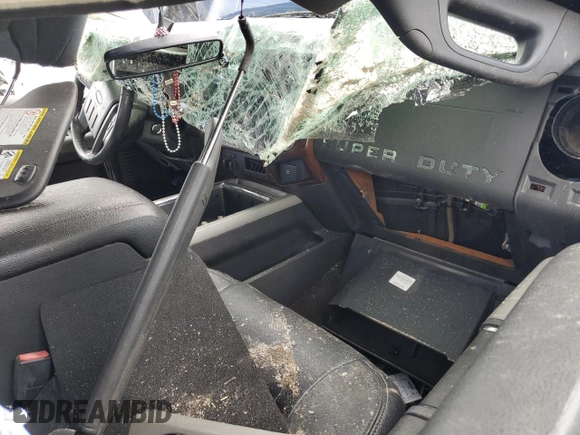2013 Ford F-250 XL with VIN 1FT7W2B6XDEA57356, listed as a Copart auction lot 55127325 with Not provided miles and Salvage title. Bid and sale history available at DreamBid. Image 8.