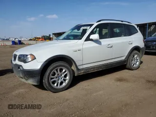 2004 BMW X3 2.5i with VIN WBXPA73454WC43170, listed as a Copart auction lot 52637305 with 98,819 mi miles and Salvage Title. Bid and sale history available at carsss.com. Image 1.