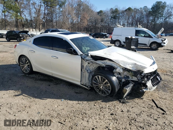 2016 Maserati Ghibli z VIN ZAM57XSAXG1167773, wystawiony jako Copart lot #46607705 z przebiegiem 62 421 mil mil oraz Szkoda całkowita • Salvage title. Historia ofert i sprzedaży dostępna na DreamBid. Obrazek 4.
