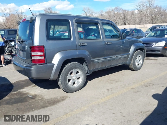 2012 Jeep Liberty Sport with VIN 1C4PJMAK1CW161414, listed as a IAAI auction lot 41871365 with 204,924 mi miles. Bid and sale history available at carsss.com. Image 4.