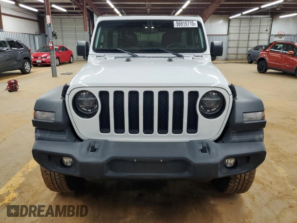2021 Jeep Wrangler Unlimited Sport Altitude with VIN 1C4HJXDN6MW667012, listed as a Copart auction lot 56915715 with 40,744 mi miles and Salvage title. Bid and sale history available at DreamBid. Image 5.
