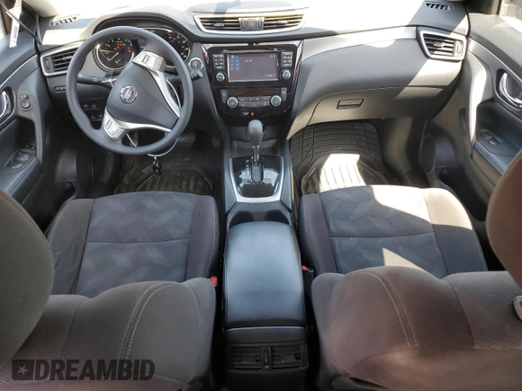 2015 Nissan Rogue SV with VIN KNMAT2MV1FP557979, listed as a Copart auction lot 54177585 with 66,031 mi miles and Salvage Title. Bid and sale history available at carsss.com. Image 8.