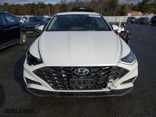 2022 Hyundai Sonata SEL with VIN KMHL64JAXNA218096, listed as a Copart auction lot 42692525 with 47,112 mi miles and Salvage Title. Bid and sale history available at carsss.com. Image 5.