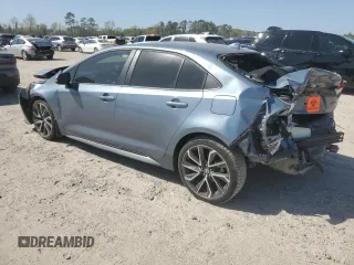 2020 Toyota Corolla SE with VIN 5YFP4RCEXLP010432, listed as a Copart auction lot 50267175 with 54,740 mi miles and Salvage Title. Bid and sale history available at carsss.com. Image 2.