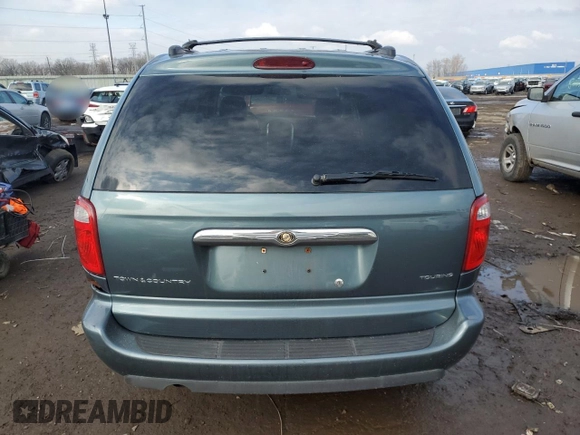 2006 Chrysler Town & Country Touring with VIN 2A4GP54L96R618650, listed as a Copart auction lot 52519325 with 130,234 mi miles and Salvage title. Bid and sale history available at DreamBid. Image 6.