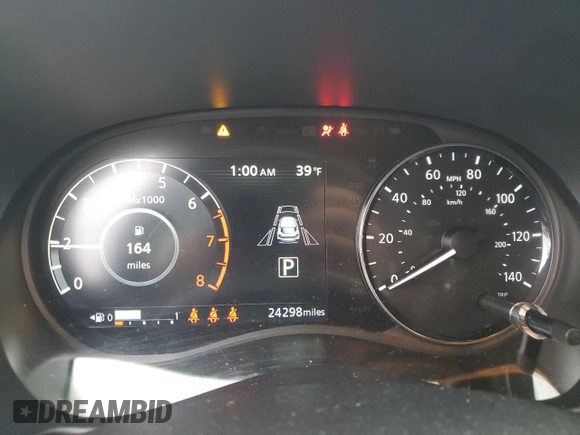 2024 Nissan Kicks SR with VIN 3N1CP5DV8RL513351, listed as a Copart auction lot 52313665 with 24,298 mi miles and Salvage Title. Bid and sale history available at DreamBid. Image 9.