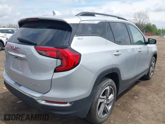 2020 GMC Terrain SLT with VIN 3GKALVEV5LL268423, listed as a IAAI auction lot 42077892 with 104,735 mi miles and . Bid and sale history available at DreamBid. Image 4.